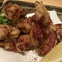 砂ずりのニンニク揚げ