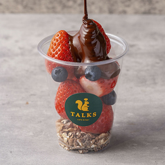 チョコレートドレープ　いちご