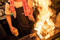 ◎たこ焼きと二大名物の炭火焼♪