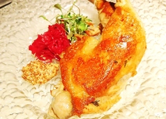 山口長州鶏骨付き鶏もも肉のコンフィ