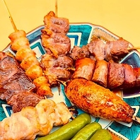 国産備長炭で一本ずつ丁寧に！香り豊かな自慢の串焼き◎