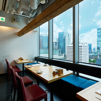 【銀座の眺望が楽しめます】