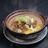 三日間煮込んだ、名物牛もつ煮込み！