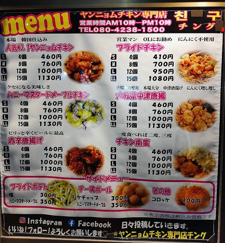 ヤンニョムチキン専門店チング 伏見桃山 その他グルメ ホットペッパーグルメ