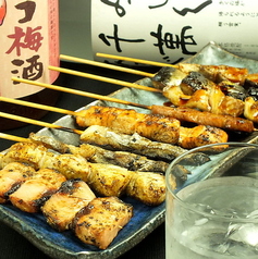 ふわふわ＆ジューシー!! 「朝獲れ鮮魚の串焼き」 はもちろん串ごとにも御注文可能