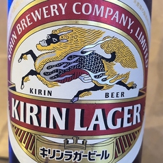 瓶ビール（一番しぼり・麒麟ラガー・DRY）中瓶