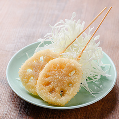 レンコン串カツ