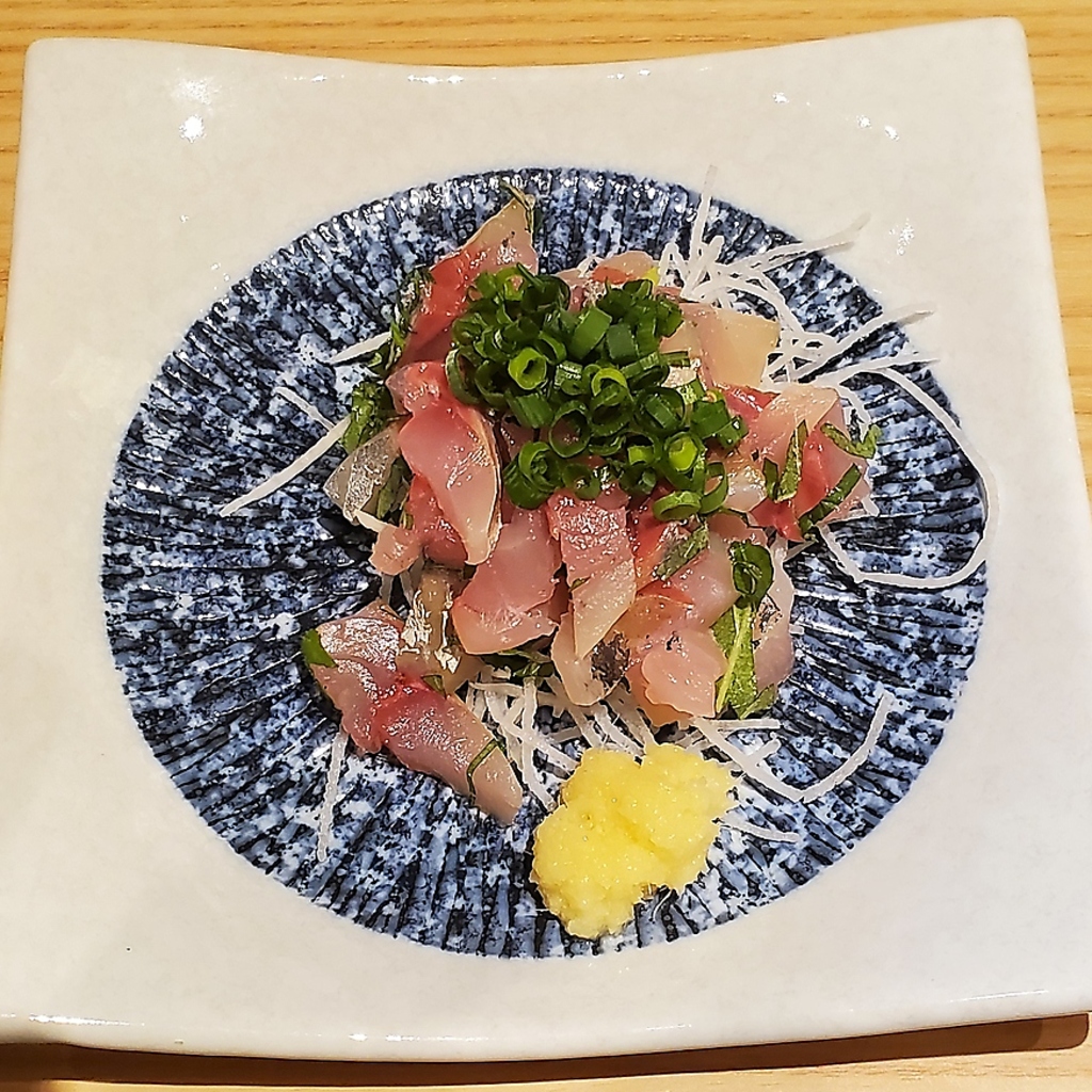 新鮮「鯵」のたたき