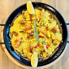 シーフードパエリア
