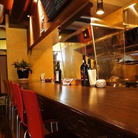 キッチンが見える特等席★