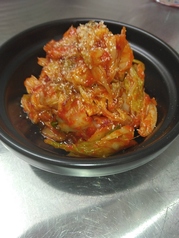 白菜キムチすり胡麻のせ