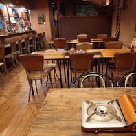 アットホームで心落ち着く店内。ご予約がおすすめです