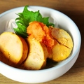 料理メニュー写真 あん肝ポン酢/鶏皮ポン酢/キャベツ塩ダレ　各
