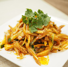 豚ミミの西安風ピリ辛和え