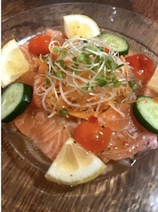 サーモンのカルパッチョ