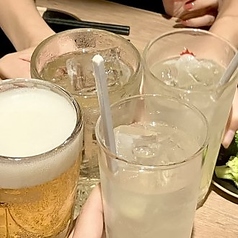 お酒が飲めない方もご安心♪ソフトドリンクが充実