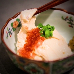 湯葉刺しポン酢~とびっこ添え~
