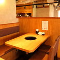 焼肉宴会などでも大活躍の広々したお席もご用意しております♪