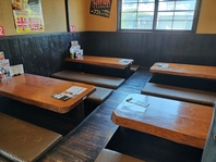 大型宴会が可能な掘りごたつ式のお座敷完備