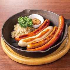 グリルソーセージ4種盛合せ