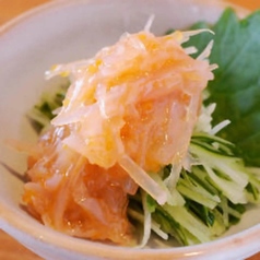 梅水晶/枝豆/肉味噌冷奴/冷やしトマト 各