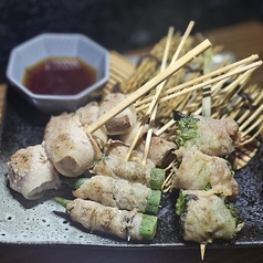 豚たまご/肉巻き串5種盛り