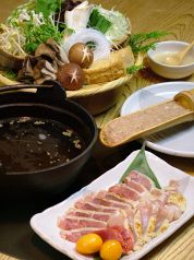 比内地鶏の塩スープ鍋