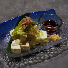 宇那志豆腐の冷やっこ