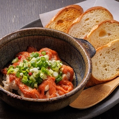 つくば鶏ささみのピリ辛ネギ明太焼き