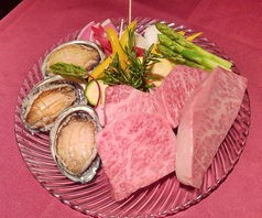 鉄板焼 蓮のコース写真