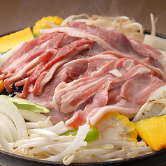 本場ジンギスカン（野菜付き） 生マトン薄切り130g