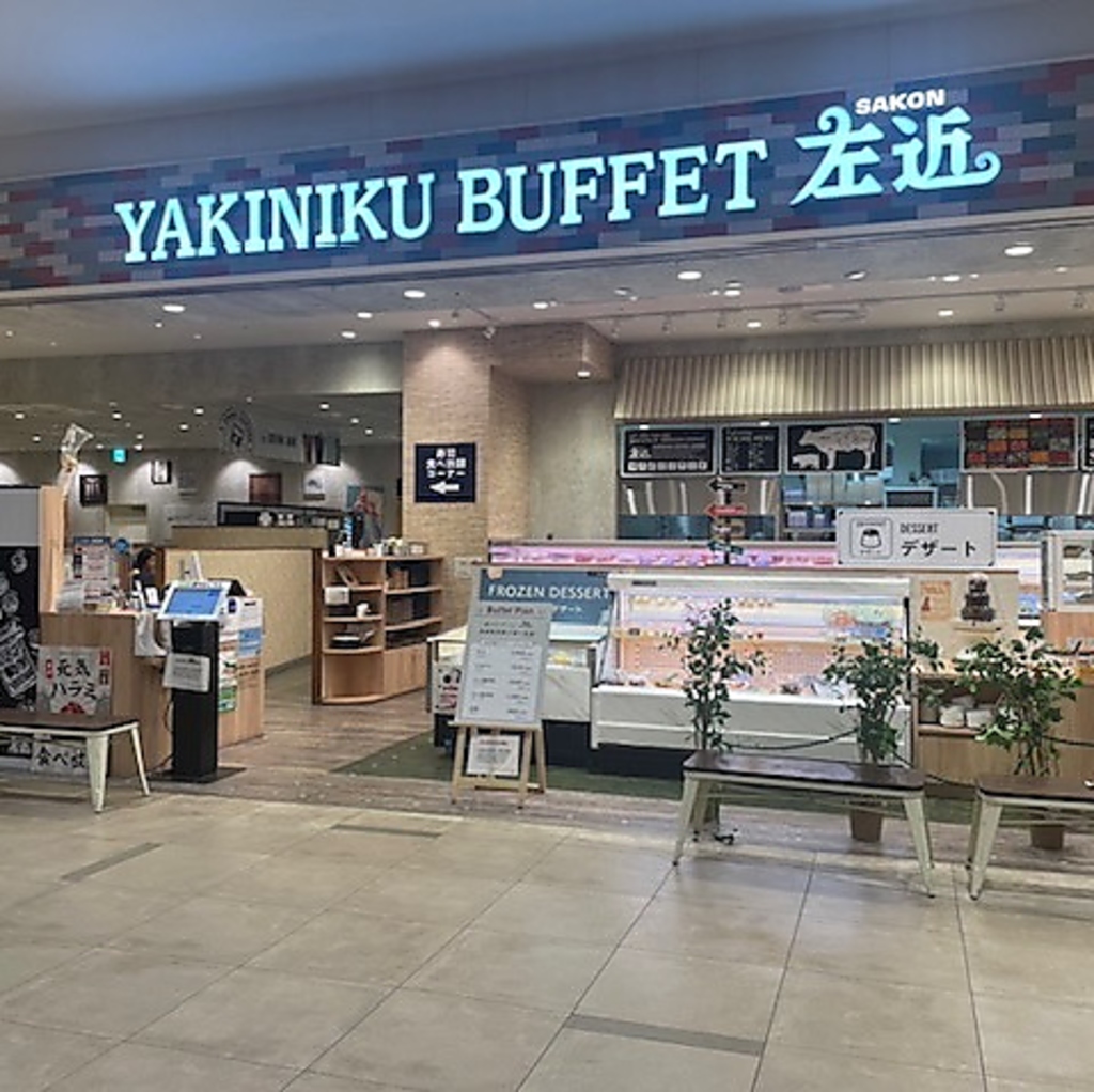当店はららぽーと堺の1階になります。お買い物帰りに焼肉食べ放題はいかが？ご来店お待ちしてます☆