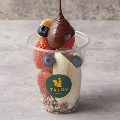 チョコレートドレープ　いちご&バナナ