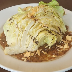 炭焼きアンチョビキャベツ