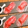 本日の肉寿司2貫食べ比べ