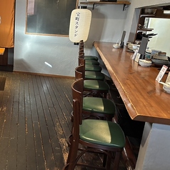 お一人様でのご利用や、デートにもオススメ♪しっぽり楽しむカウンター席★