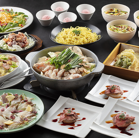 【春の豪華饗宴】信州山麓牛のロッシーニ風とうなぎの棒寿司を堪能！（2.5H飲み放題付き）の写真