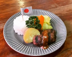 キッズプレート(デミグラスミニハンバーグ60g)