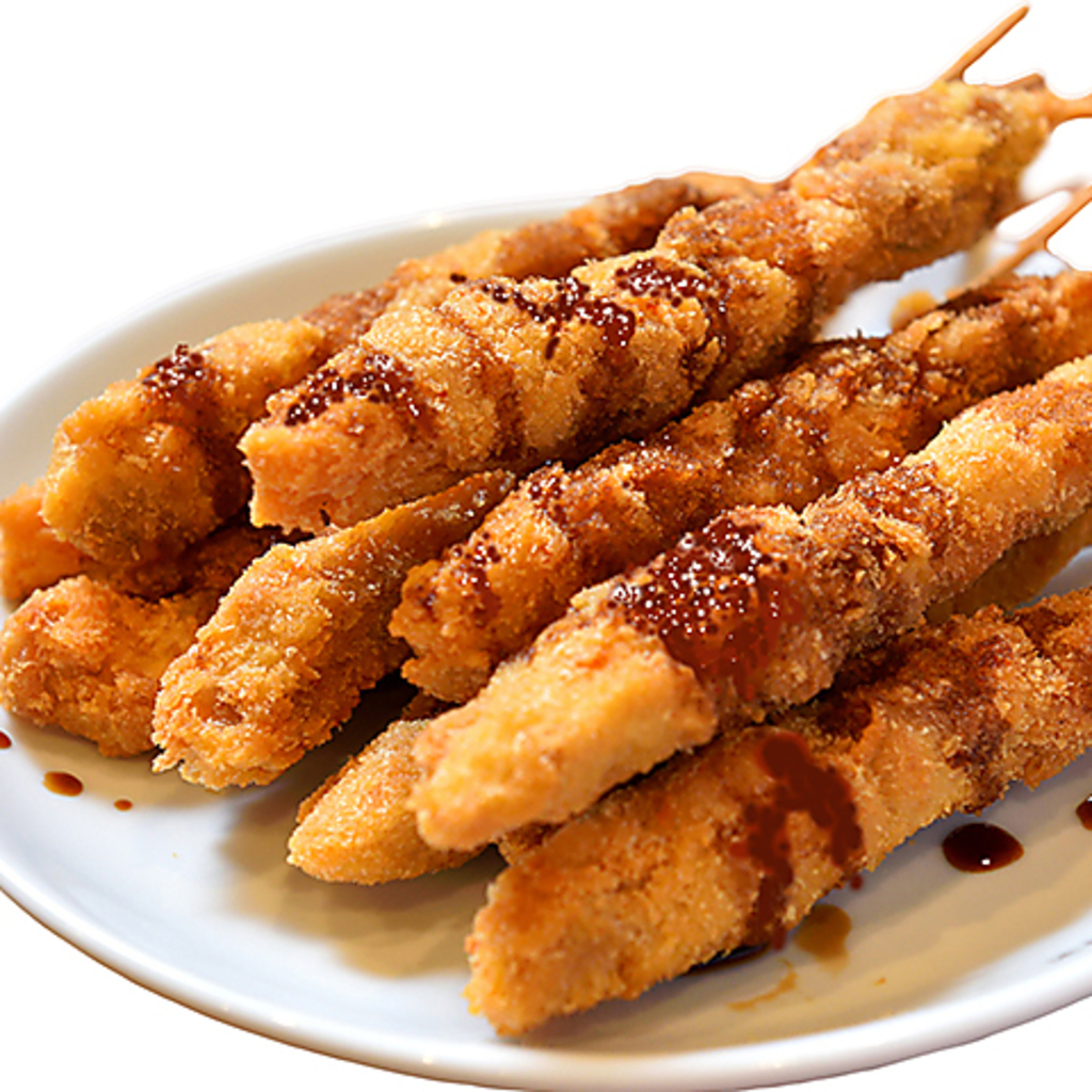 大人気！浜カツ、地元のトリイソースとの相性抜群！