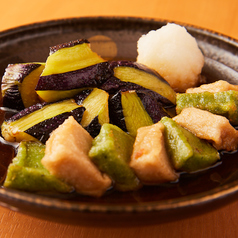 生麩と茄子の揚げ出し