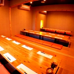 2階にできた最大45名までの完全個室は大宴会に最適です★