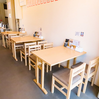 最大13名様までの宴会に最適なテーブル席