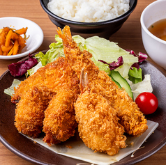 ミックスフライ定食