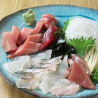 焼津サスエ仕入れの魚を活かした、鮮度重視の刺身