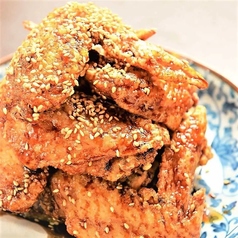 手羽先のスパイス揚げ