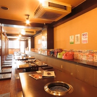 アットホームな雰囲気でゆっくりと楽しめる