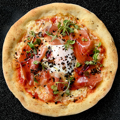 トリュフとスペイン産生ハムのビスマルク