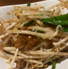 ニラモヤシ炒め/今日のさつま揚げ