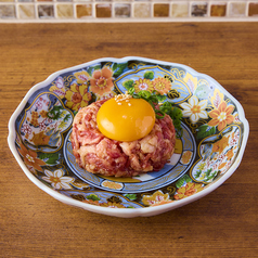 こだわりの和牛肩ロースユッケ