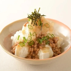 揚げ餅おろし納豆